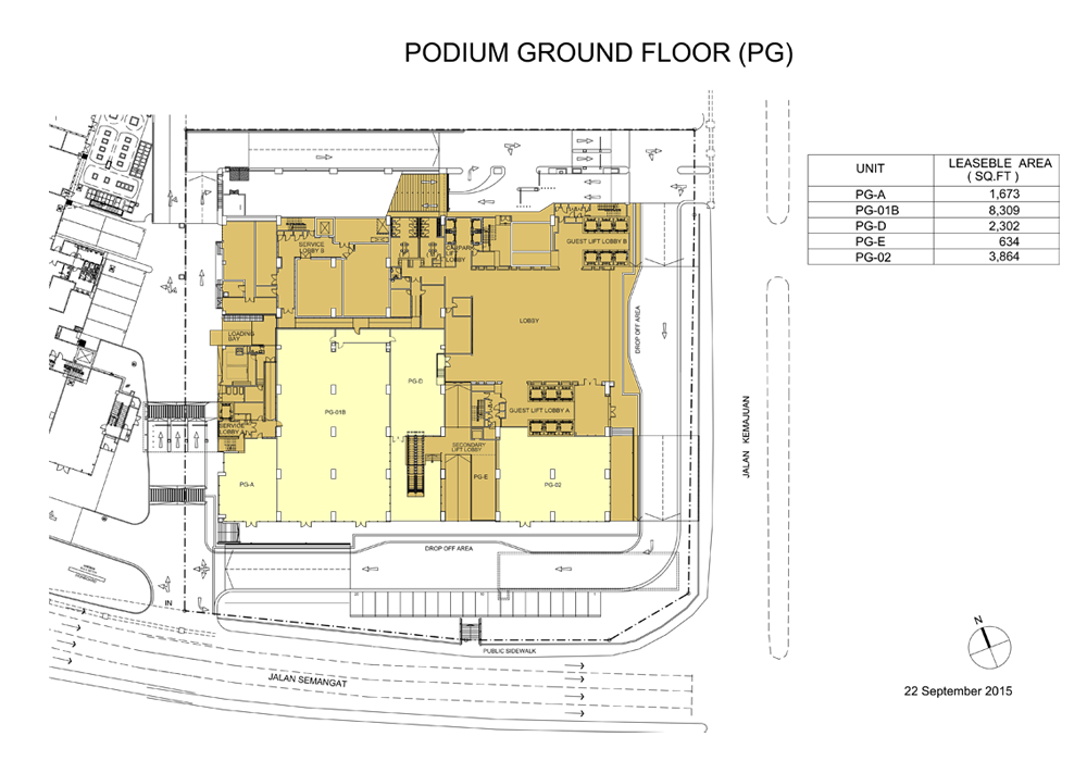 podium - ground floor